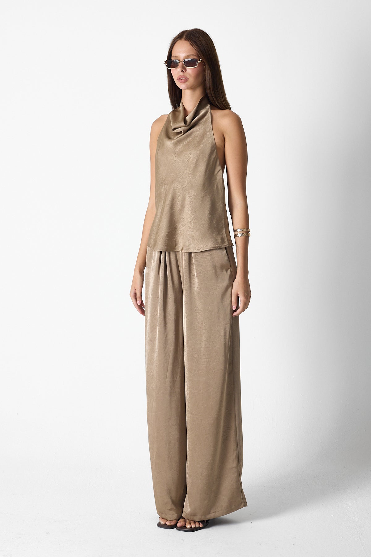 Satin Luxe Set – Champagne