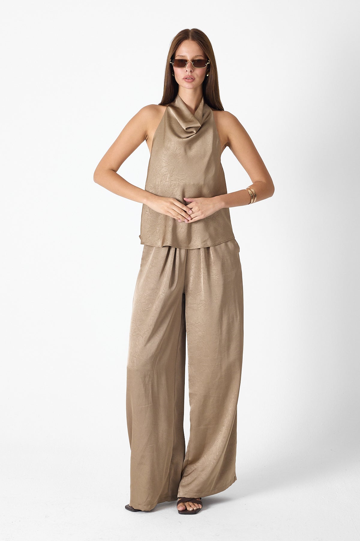 Satin Luxe Set – Champagne