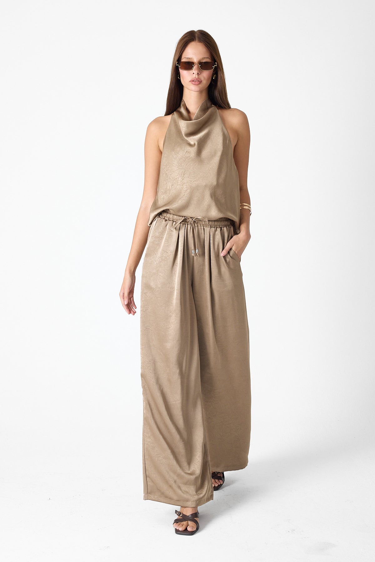 Satin Luxe Set – Champagne