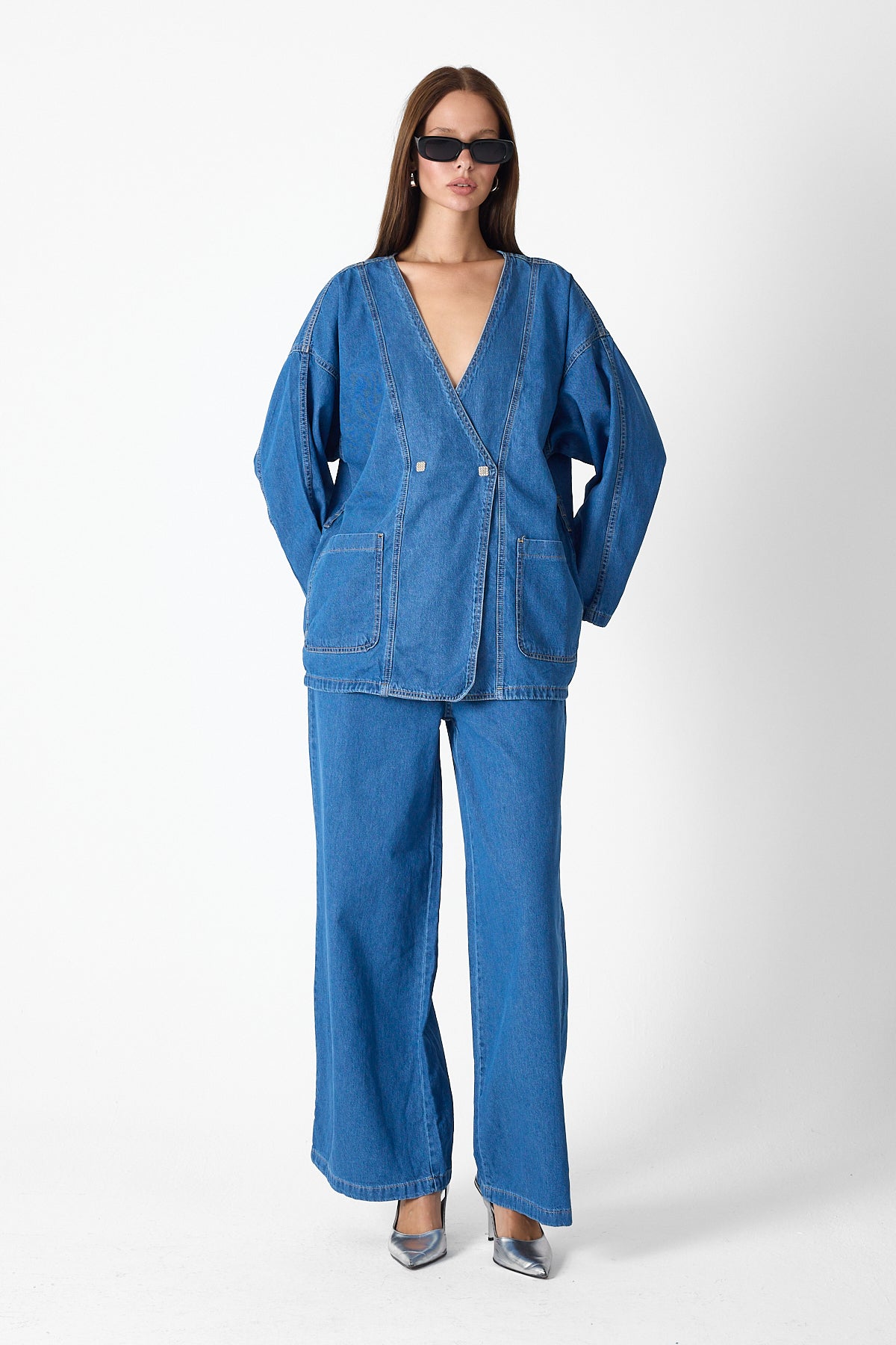Denim Luxe Set – Blue
