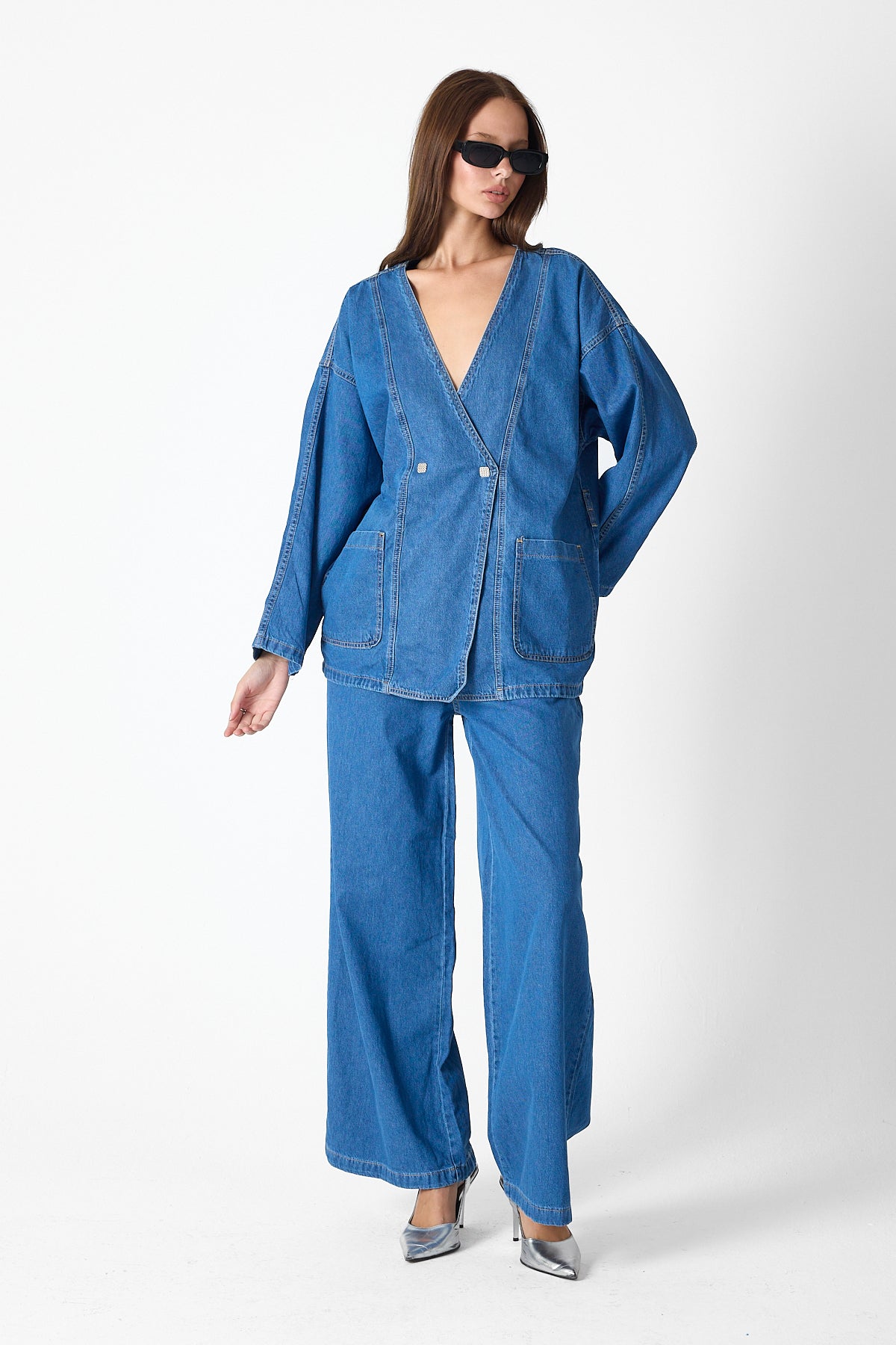 Denim Luxe Set – Blue
