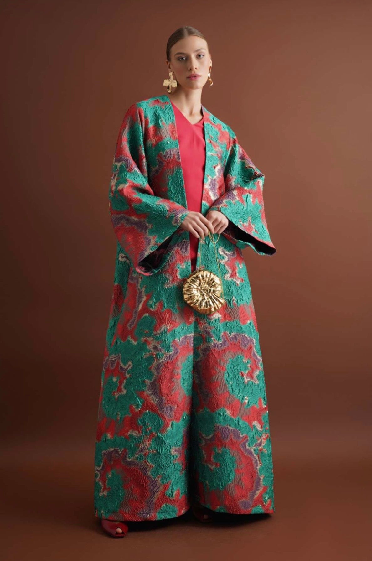 Coral Mirage Abaya