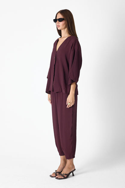 Minimalist Elegance Set – Burgundy