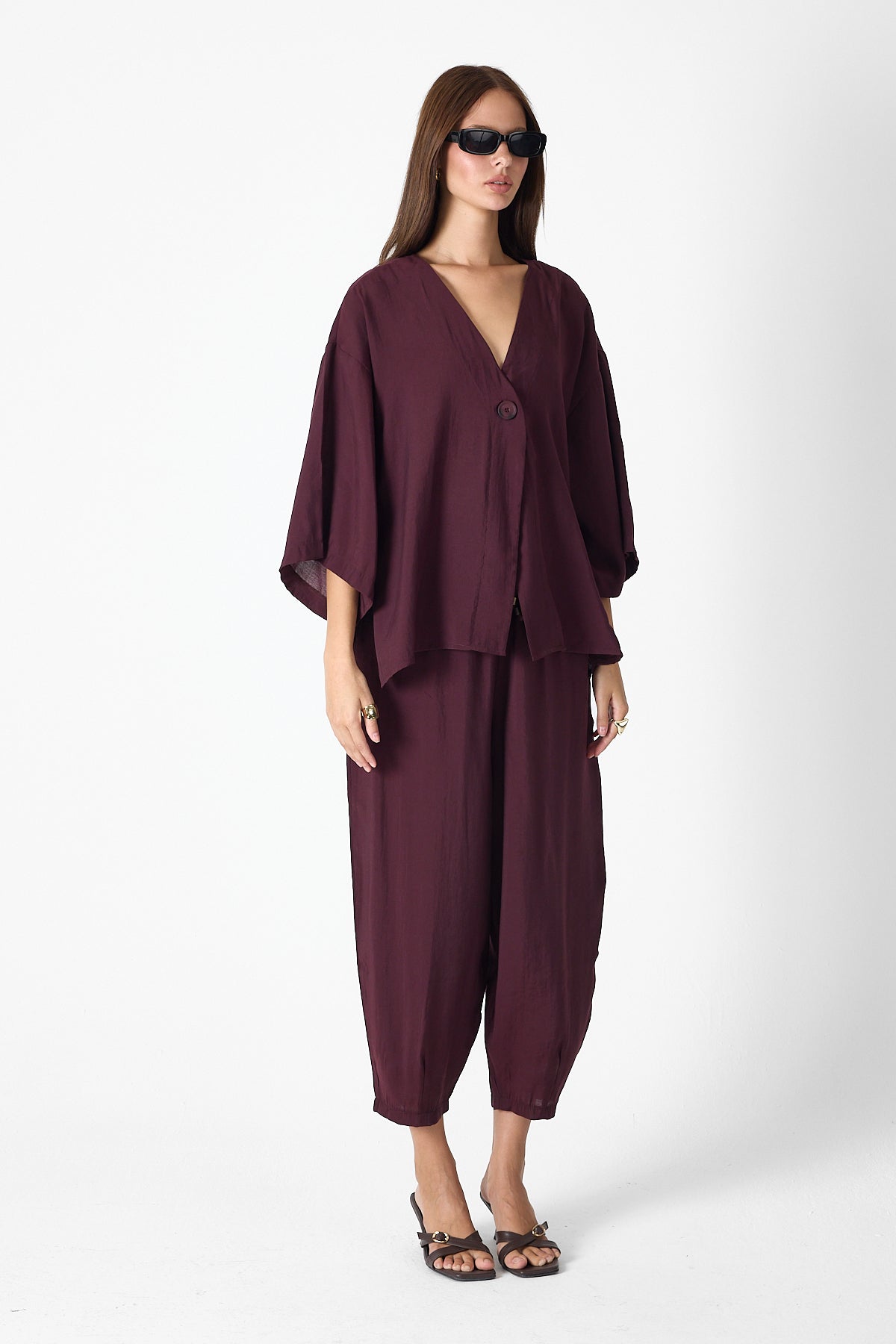 Minimalist Elegance Set – Burgundy