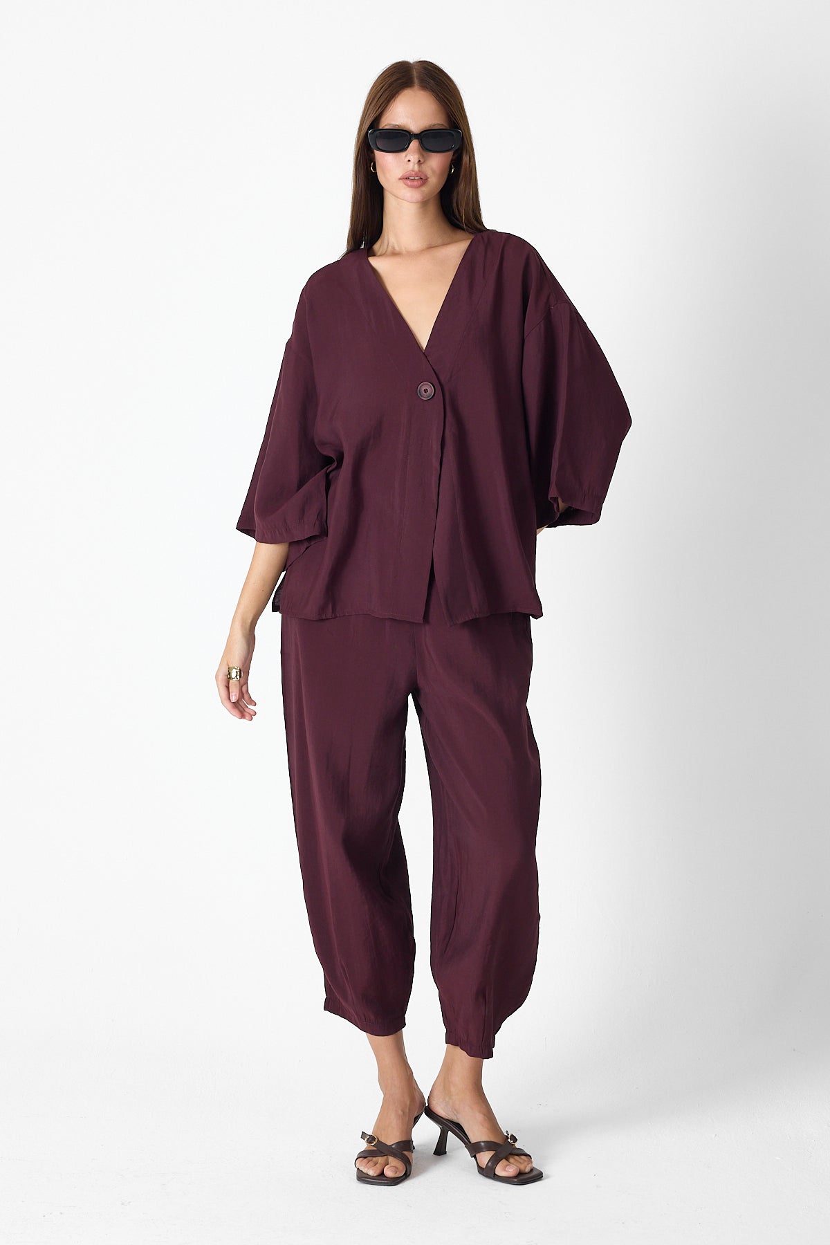 Minimalist Elegance Set – Burgundy