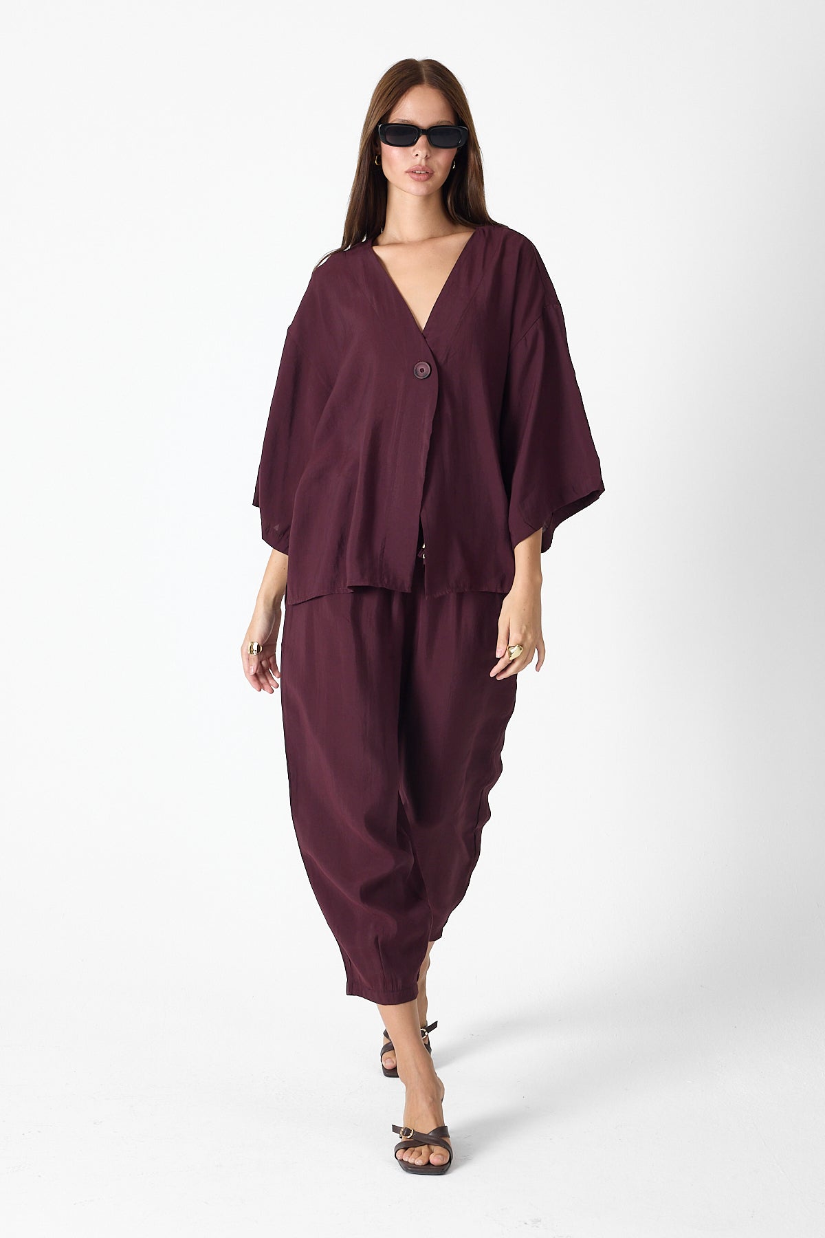 Minimalist Elegance Set – Burgundy