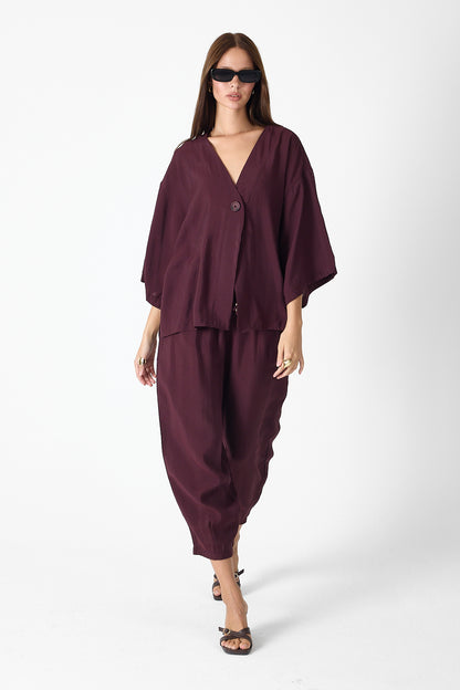 Minimalist Elegance Set – Burgundy