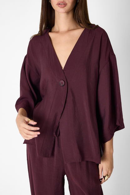 Minimalist Elegance Set – Burgundy