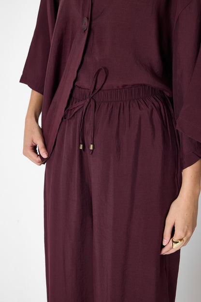 Minimalist Elegance Set – Burgundy