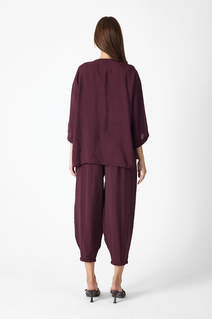 Minimalist Elegance Set – Burgundy