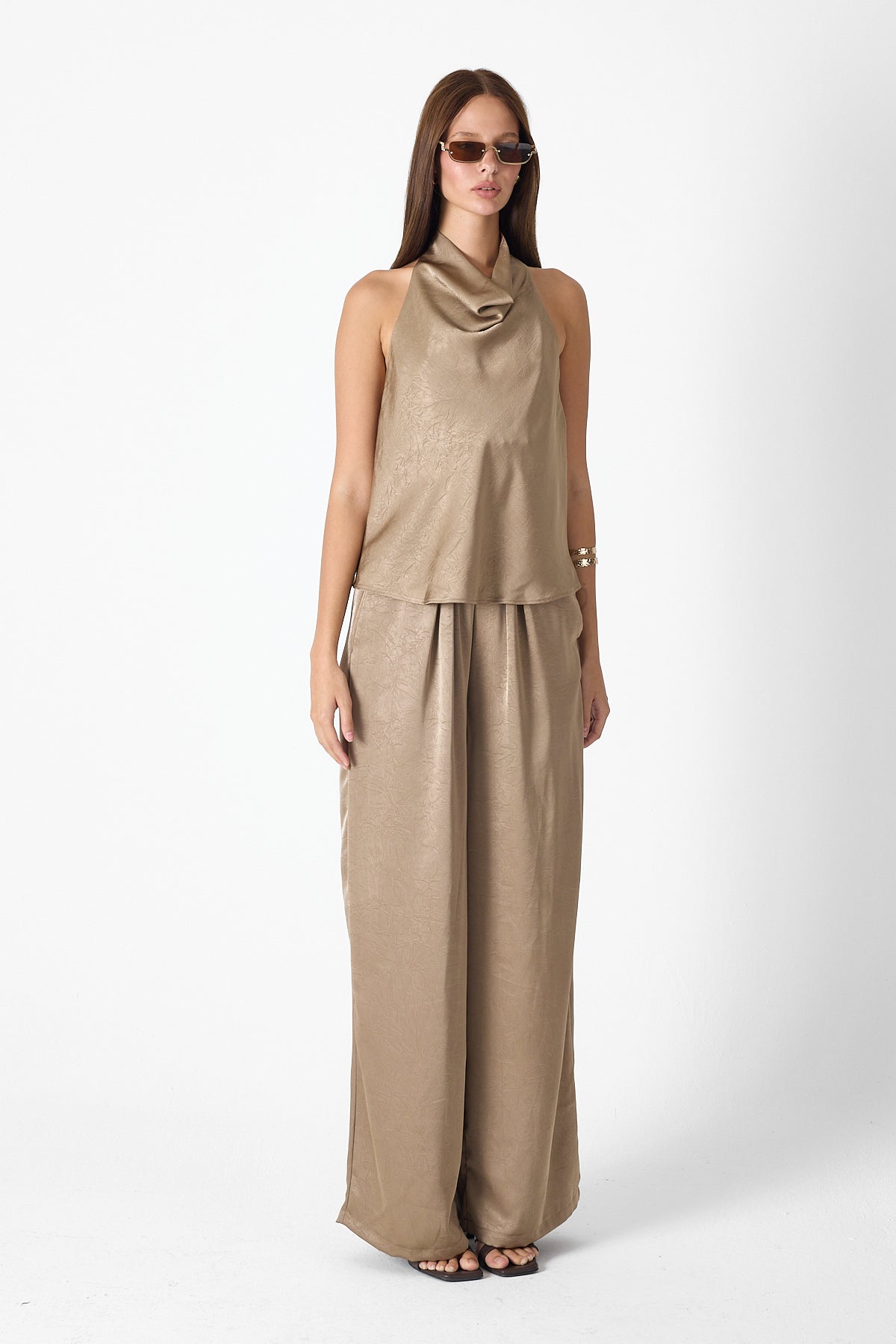 Satin Luxe Set – Champagne