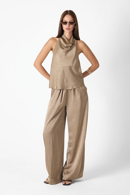 Satin Luxe Set – Champagne
