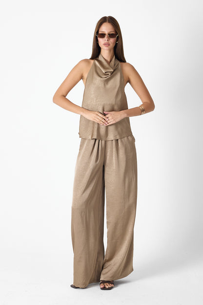 Satin Luxe Set – Champagne