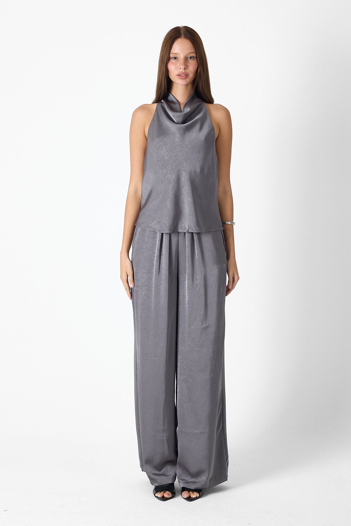 Satin Luxe Set – Gray