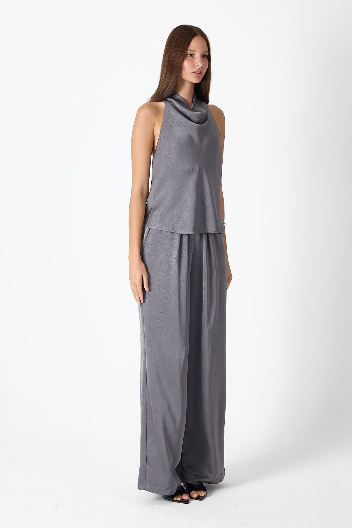 Satin Luxe Set – Gray