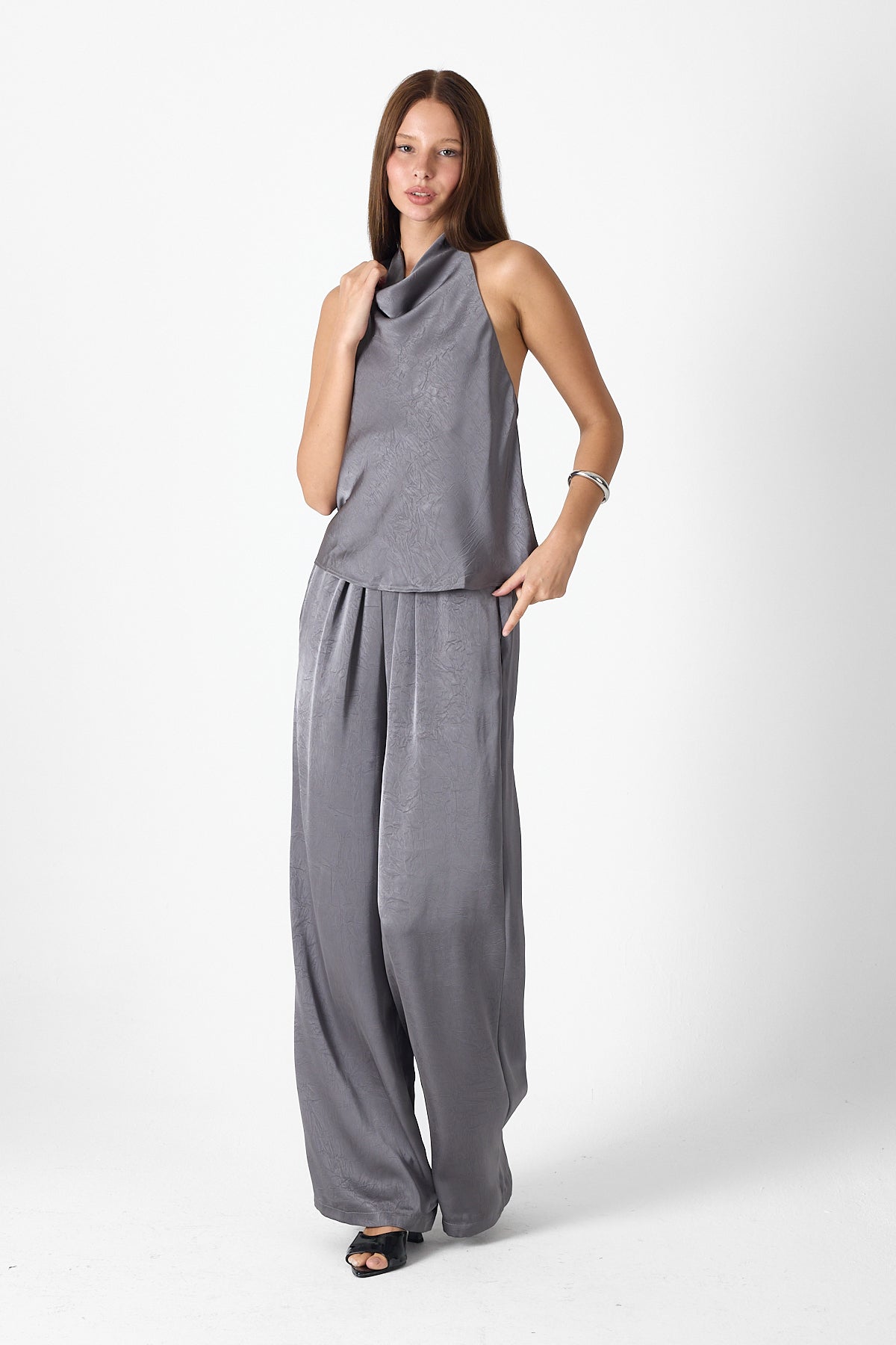 Satin Luxe Set – Gray