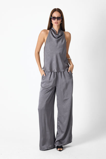 Satin Luxe Set – Gray