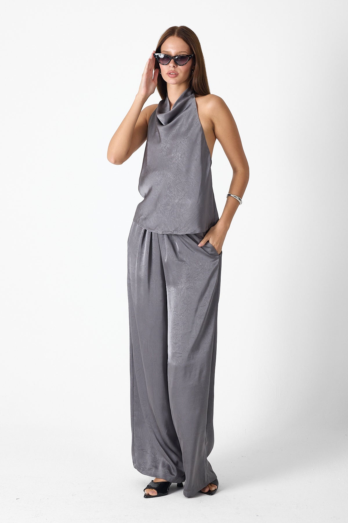 Satin Luxe Set – Gray