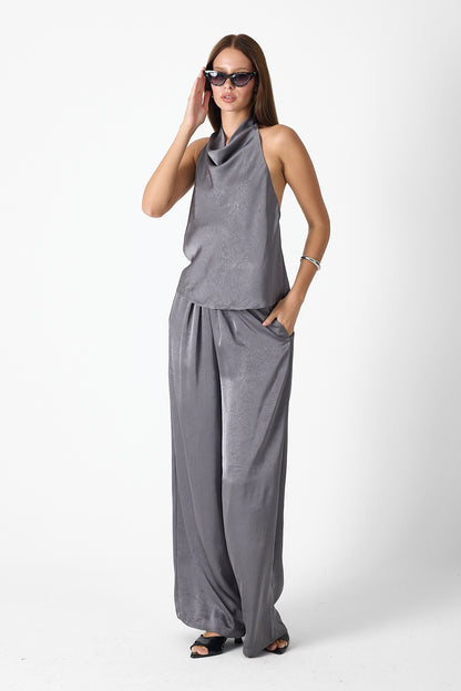 Satin Luxe Set – Gray