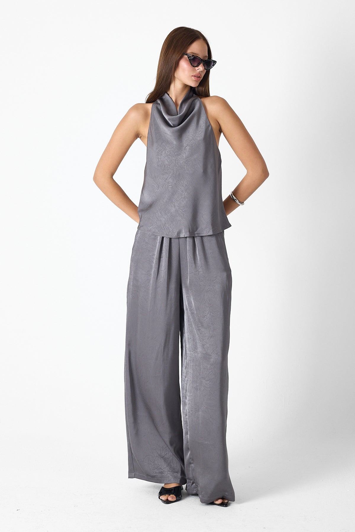 Satin Luxe Set – Gray