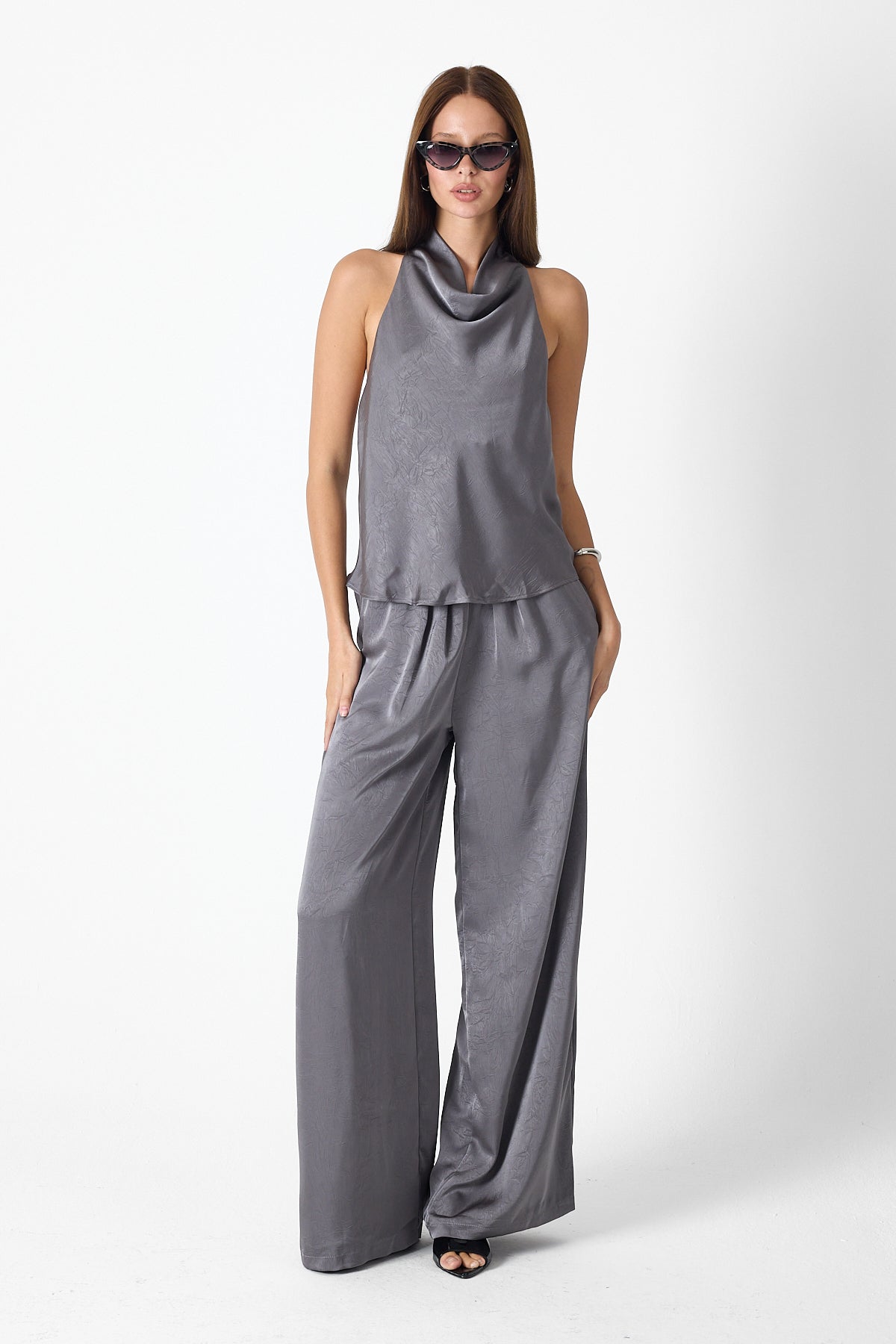 Satin Luxe Set – Gray