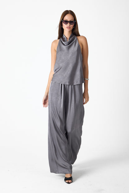 Satin Luxe Set – Gray