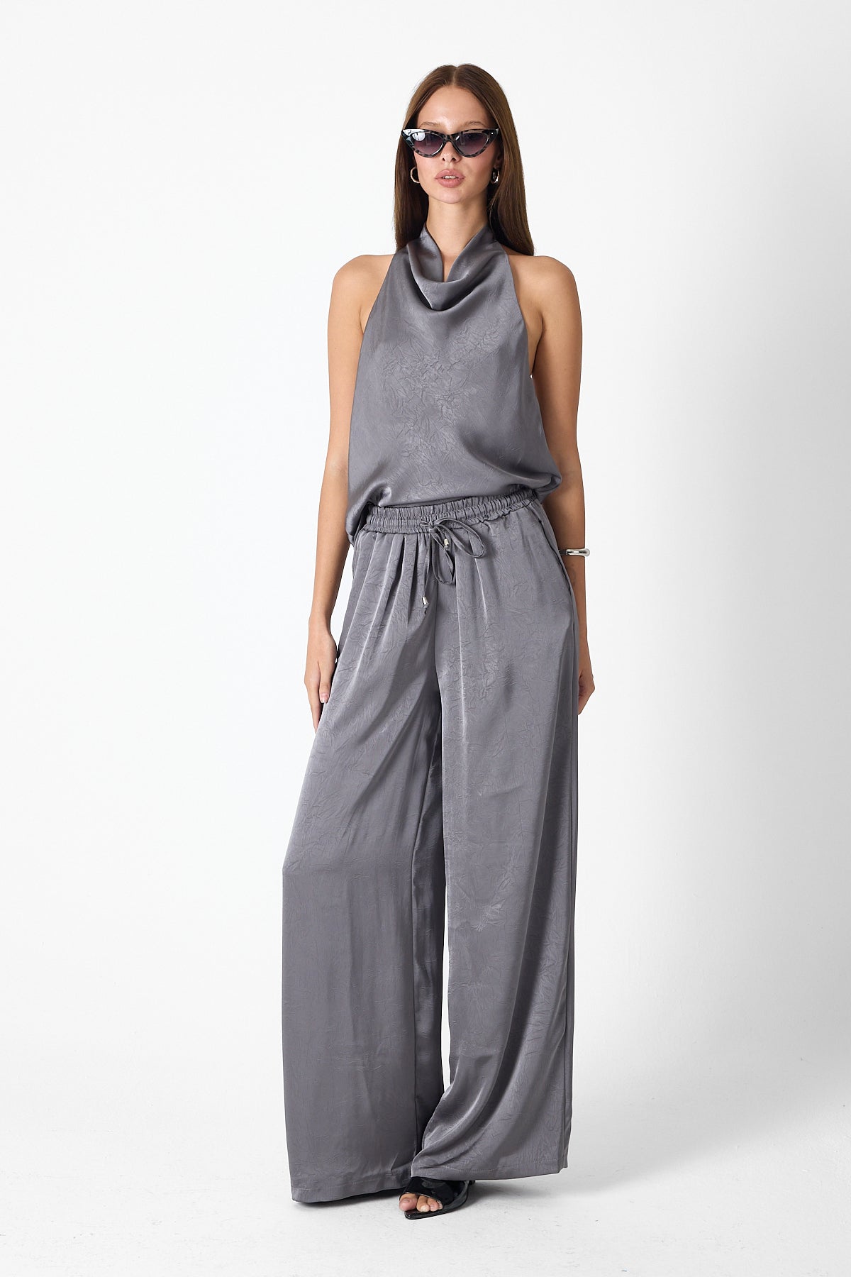 Satin Luxe Set – Gray