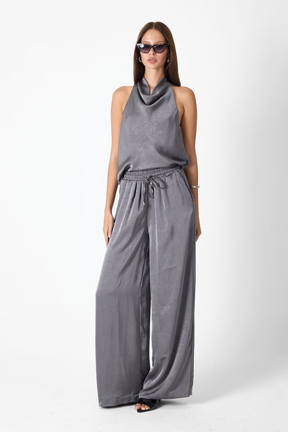 Satin Luxe Set – Gray