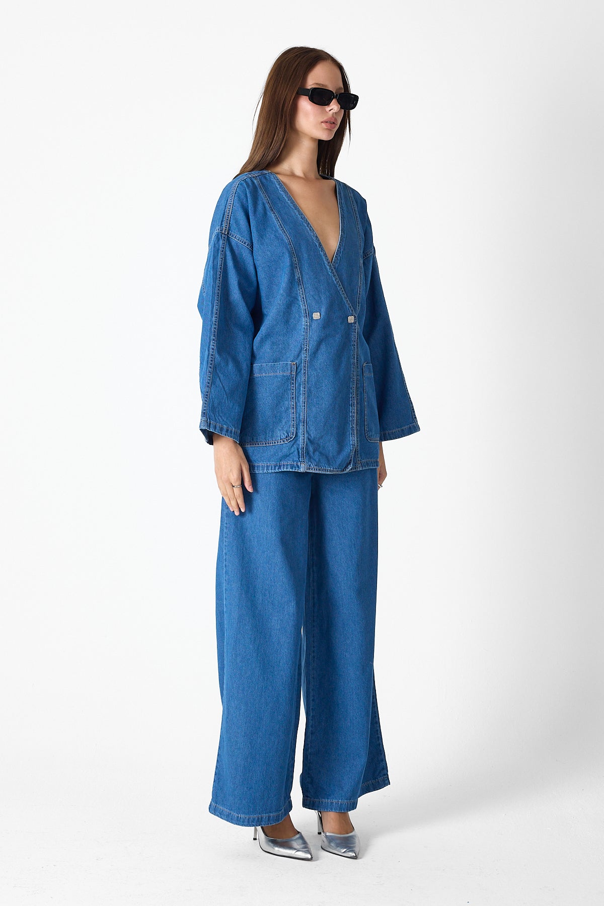 Denim Luxe Set – Blue