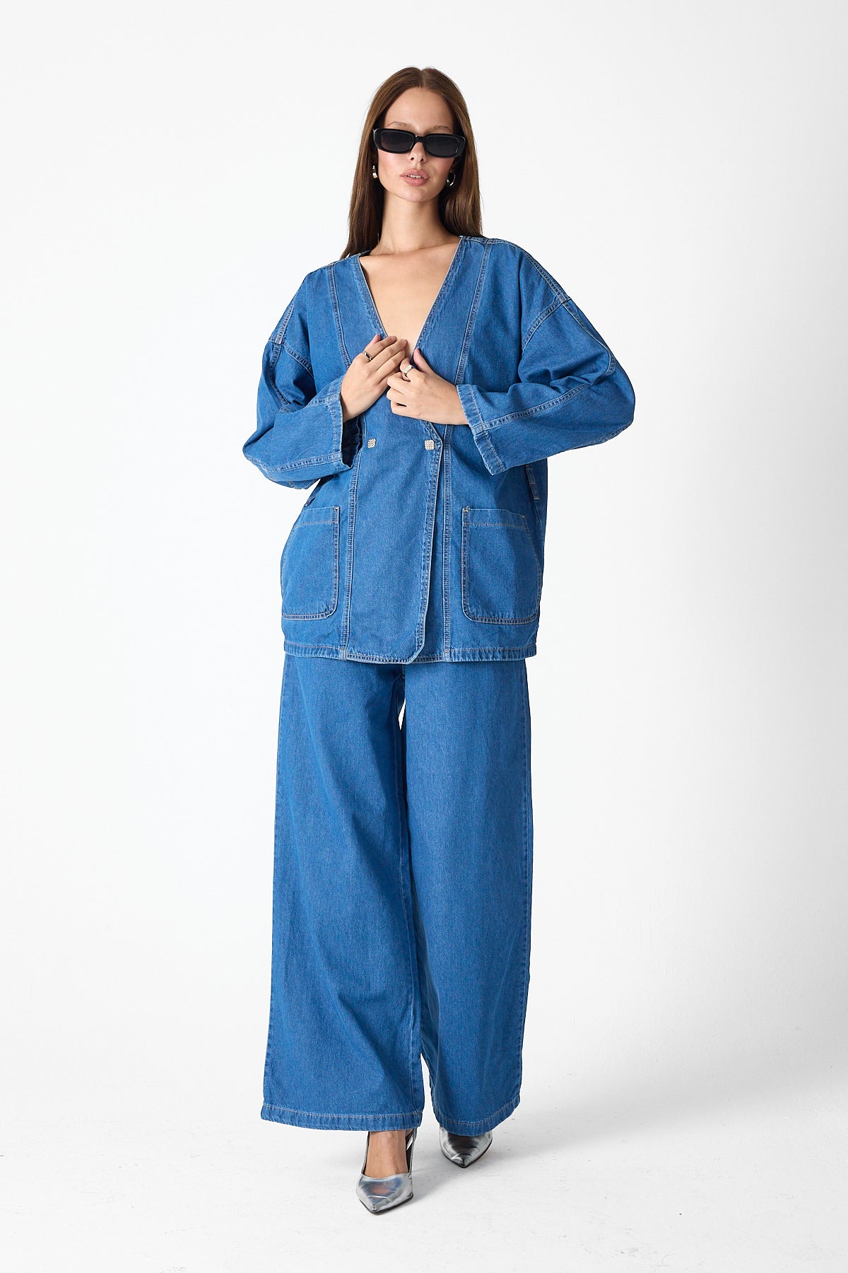 Denim Luxe Set – Blue