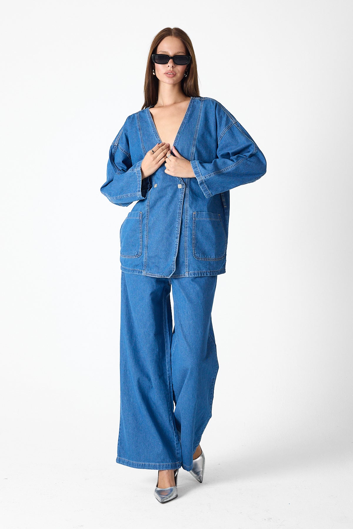 Denim Luxe Set – Blue