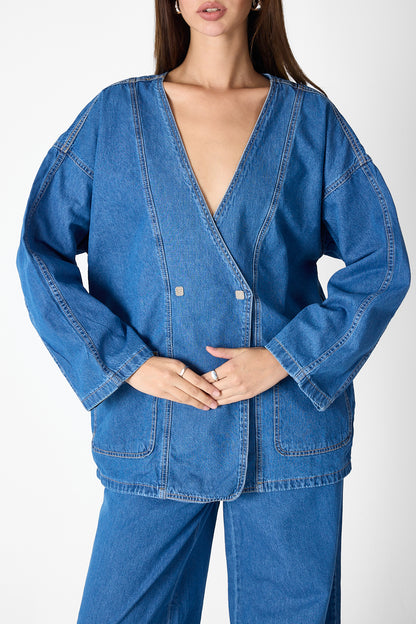 Denim Luxe Set – Blue