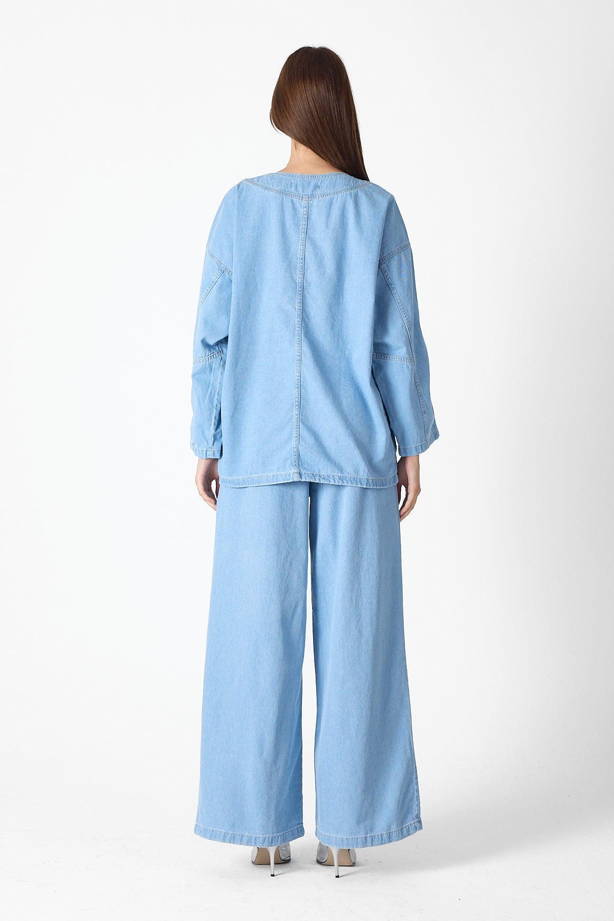 Denim Luxe Set – Light Blue