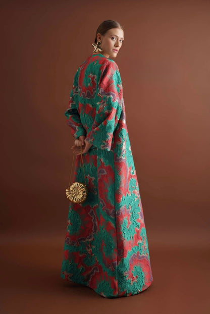 Coral Mirage Abaya