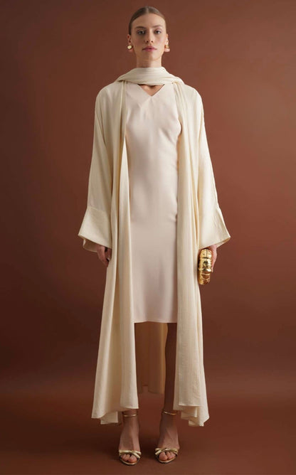 Ivory Dawn Abaya